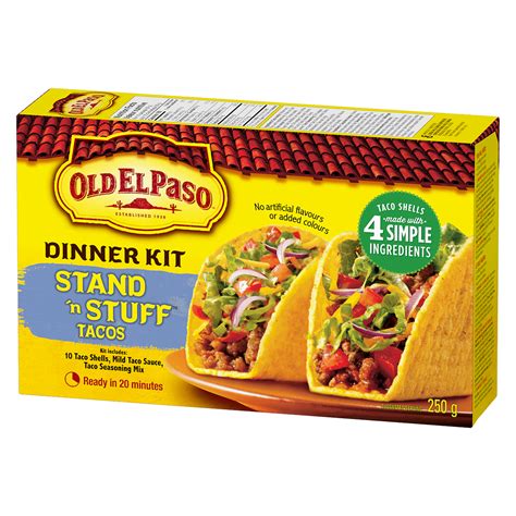 Stand N Stuff Taco Dinner Kit Old El Paso