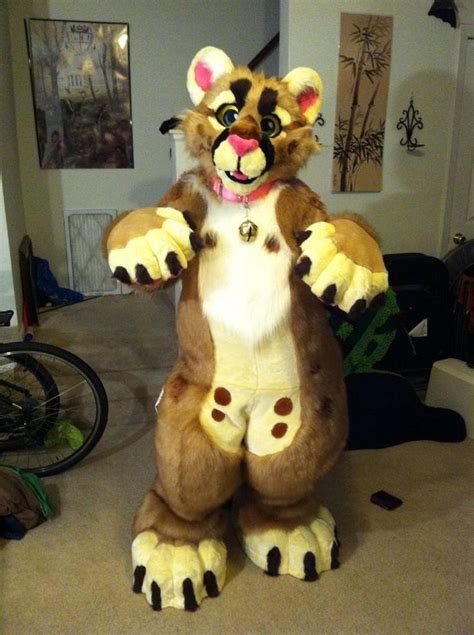 Cute Plush Suit With A Nice Lock Trapped In There Fursuit Cute