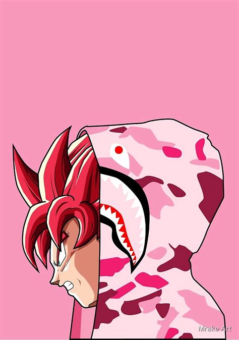 Goku Ssg Bape By Mrake Art Redbubble