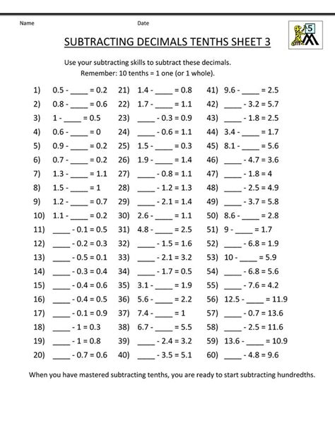 Fun 5th Grade Math Worksheets
