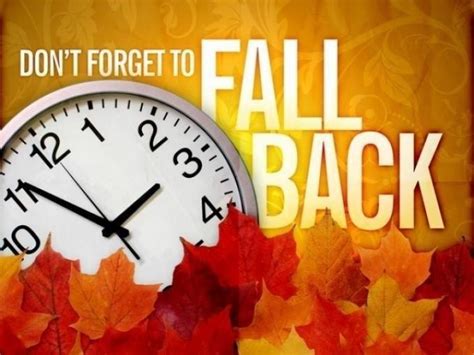 Remember To Set Clocks Back Sunday As Daylight Savings Time Ends
