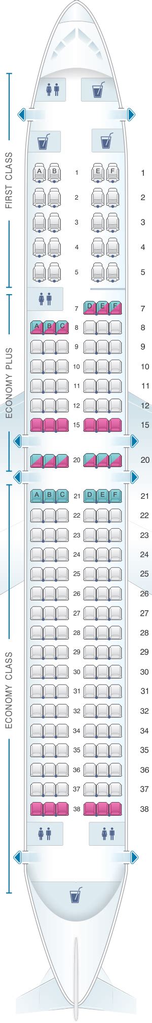 Economy Seat United Airlines Seat Map