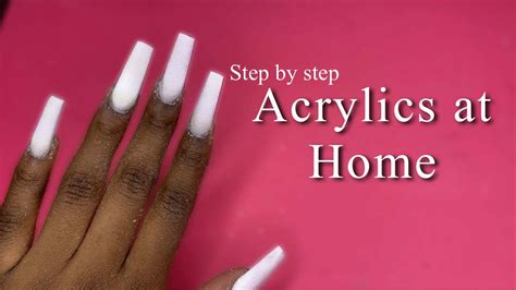 How To Do Acrylic Nails Beginner Tutorial Youtube