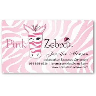 We offer a complete package. Business Card Showcase by Socialite Designs: Pink Zebra ...