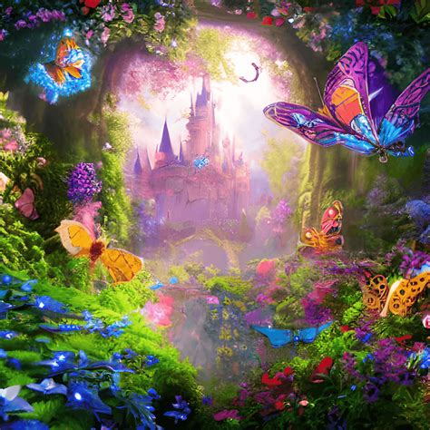 Super Beautiful Enchanted Magical Forest 8k · Creative Fabrica
