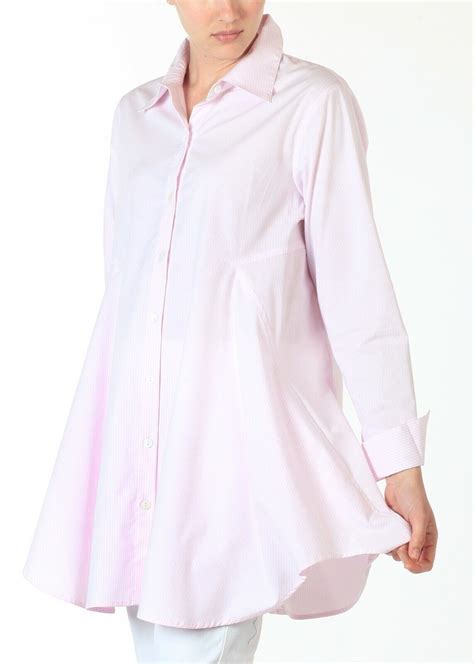 Inae Collection Womens Long Sleeve Shirts Blouse With Mother Of Pearl