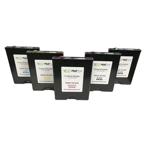 Memjet Oem Ink Tanks Ink Cartridges Complete Set — Mailpost Systems