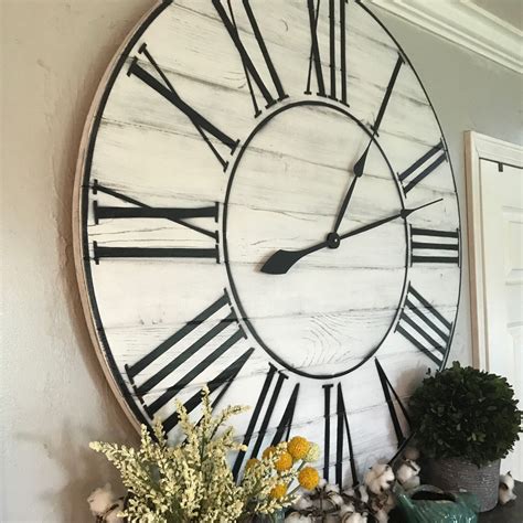 Our Newest Giant Clean Farmhouse Style Clock I Love These So Much ♥
