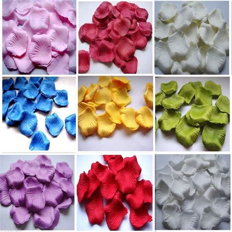 5000 Silk Rose Petals Wedding Craft Supplies Various Colors