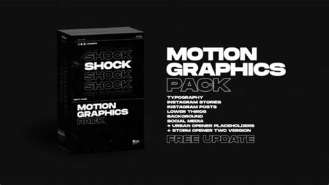 Browse over thousands of templates that are compatible with after effects, premiere pro, photoshop, sony vegas, cinema 4d, blender, final cut pro, filmora, panzoid, avee player, kinemaster, no software Shock Motion Graphics Pack 24181222 Videohive - Free ...