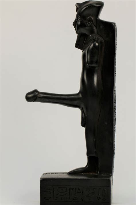 Unique Ancient Egyptian Art God Min Phallic The God Of Etsy