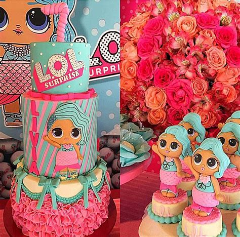 Another lol cake that suits to your little girls birthday the cake made of butter cream frosting. LOL Surprise Dolls Birthday Cake | Splash party, Birthday ...