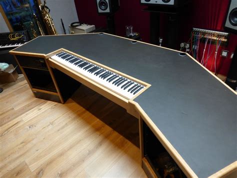 Check out this massive list of home studio setup ideas. Desks - StudioRacks | Music studio room, Home studio desk, Home studio music