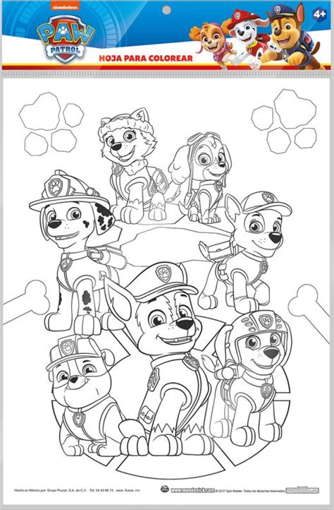 Dibujos Animados Para Ninos Para Colorear Paw Patrol