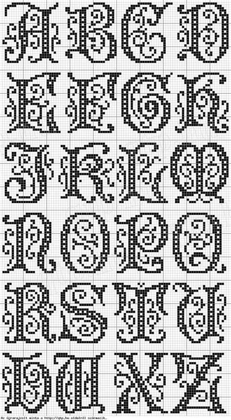 Small alphabet pattern with letters and numbers for your cross stitch projects.contains full stitches only. 812 best Free patterns for my needle images on Pinterest ...