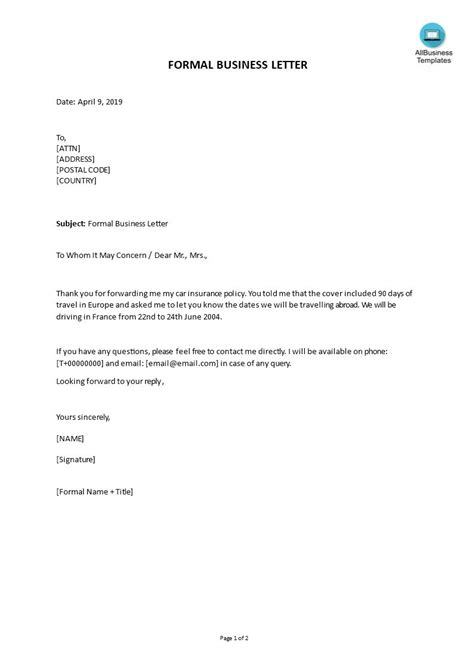 Ms Word Letter Templates Dareloafter