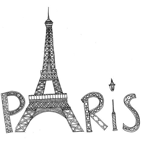 Disegni Di Torre Eiffel Da Colorare 60 Immagini Per La Stampa Gratuita