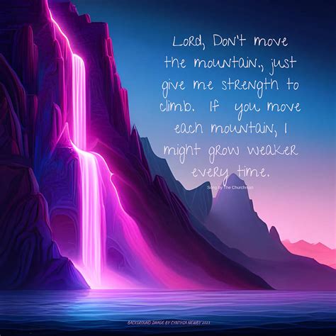 Lord Dont Move The Mountain Digital Art By Cindys Creative Corner