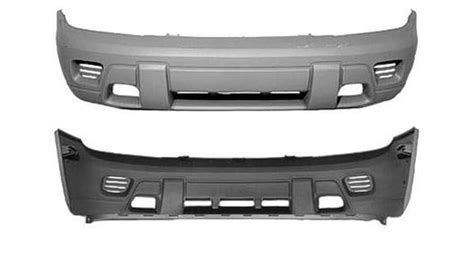 Front Bumper Cover For 2006 2009 Chevy Trailblazer W Fog Lamp Holes