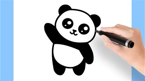 Como Desenhar Um Panda Fofo Kawaii Youtube
