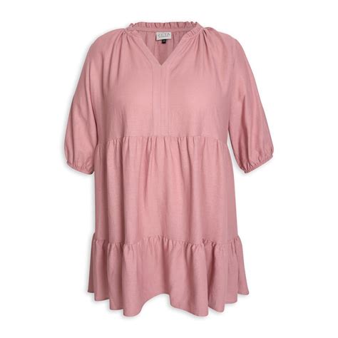 buy zeta pink tiered dress online truworths