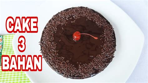 Cara membuat cheese cake kukus. CAKE COKLAT 3 BAHAN NO KUKUS NO OVEN | DIRUMAHAJA - YouTube