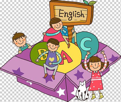 Aprendiendo Ingles Ensayo Infantil Ingles Gente Leyendo Niñito Png