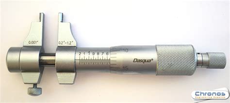 Dasqua Inside Micrometer 02 12 Inch X 0001 Inch With Ring Gauge