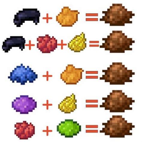 How To Make Brown Dye In Minecraft Without Cocoa Beans