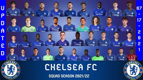Chelsea Fc Squad 202122 Updated Premier League Confirmed Next