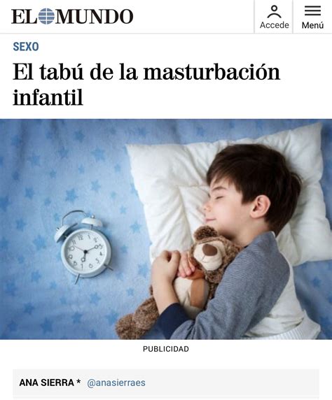 Lucía Mi Pediatra On Twitter El Tabú De La Masturbación Infantil
