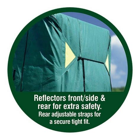 Maypole Green Caravan Cover Full 4 Ply Premium Breathable Hitch Cover