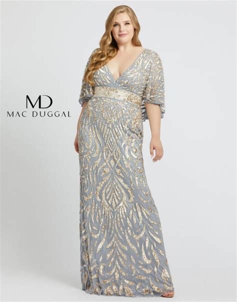 A collection of classic designs curated with a youthful sophistication that both marks the moment and redefines tomorrow. 4858F - Mac Duggal Plus Size Dress | Evening dresses plus size, Mother of the bride dresses long ...