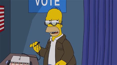 The Simpsons Spoofs 2020 Presidential Election In Upcoming Halloween