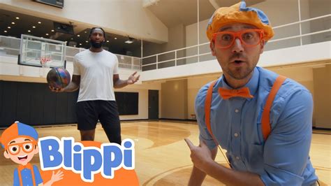 Blippi And Andre Drummond Play Basketball Fun And Educational Videos