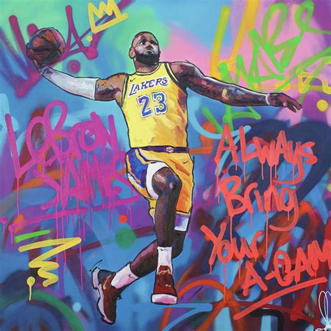 Lebron James Artwork Lakers Bmp Ista