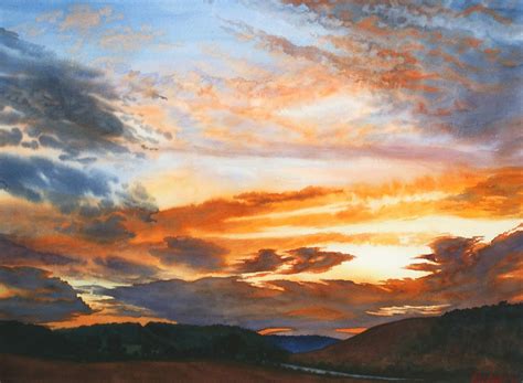 Shop Artists Network Watercolor Clouds Cloud Painting Painting
