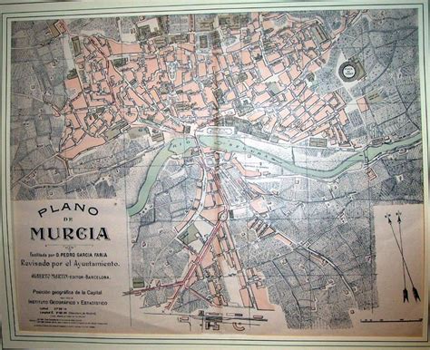 Plano De Murcia Mapas Planos Frame Grabados Mapas Antiguos