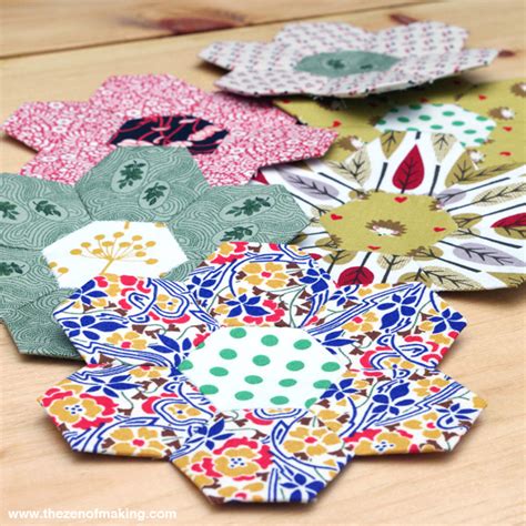 colorful hexagon projects  sew