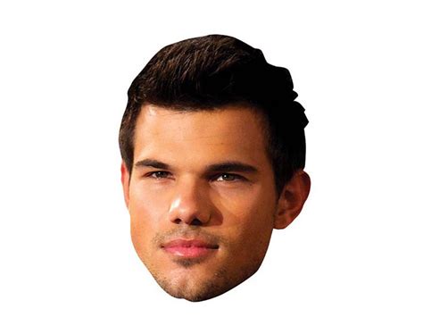 Taylor Lautner Vip Celebrity Cardboard Cutout Face Mask