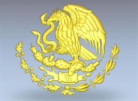 With printer set to print at 100% each flag will print to a size of 10 inches wide in landscape mode. Mexican Flag Eagle Emblem | Mexican flag eagle, Eagle ...