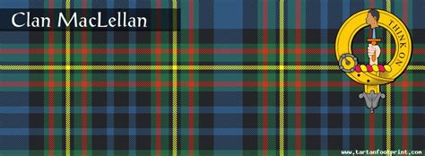 Clan Maclellan Tartan Footprint Scottish Heritage Social Network