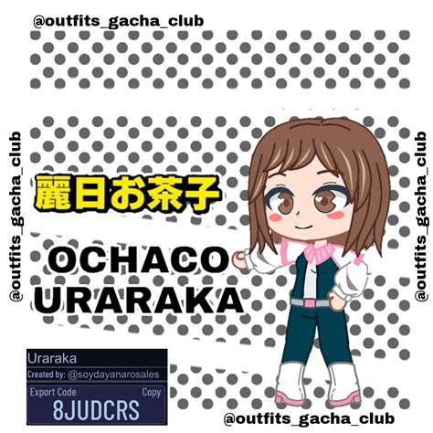 25 Ochako Uraraka Gacha Life HaldaneKaron