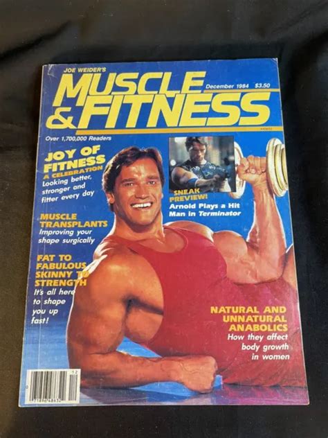 Muscle And Fitness Magazine December 1984 Arnold Schwarzenegger 800
