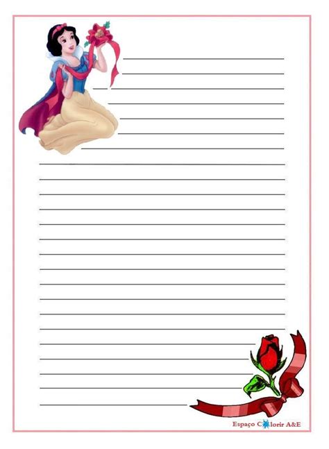 Aurora Disney Princess Supplies Disney Princess Paper Block Snow White