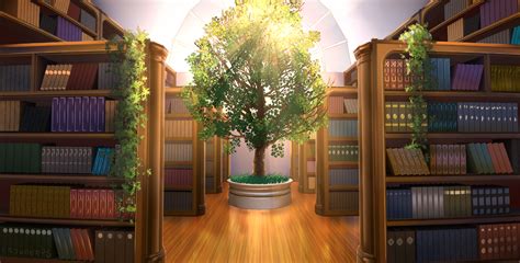 A Library By Badriel On Deviantart Anime Places Anime Scenery Anime