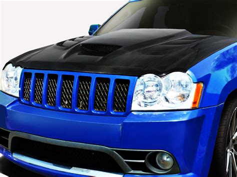 This hood will lighten the front of your car, but you won't sacrifice durability in the process. 005-2010 Jeep Grand Cherokee DriTech Viper Styled Hood 113117