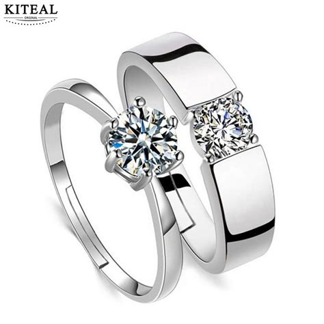 Fashion Jewelry Crystal Cz Sparkling Zircon Wedding Engagement Rings