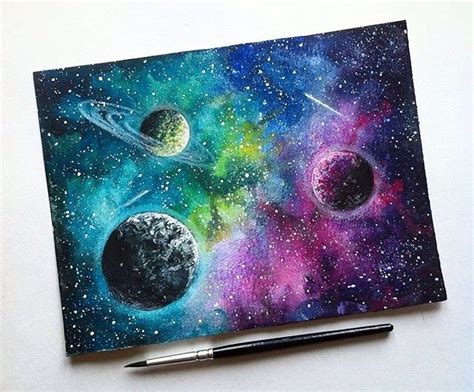 Pin By Halleluya Robertson On Art Inspiration Galaxy Painting Galaxy