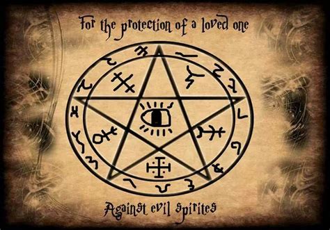 For The Protection Of A Love One Against Evil Spirits Magick Symbols